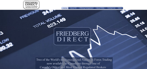 Page d’accueil de Friedberg Direct